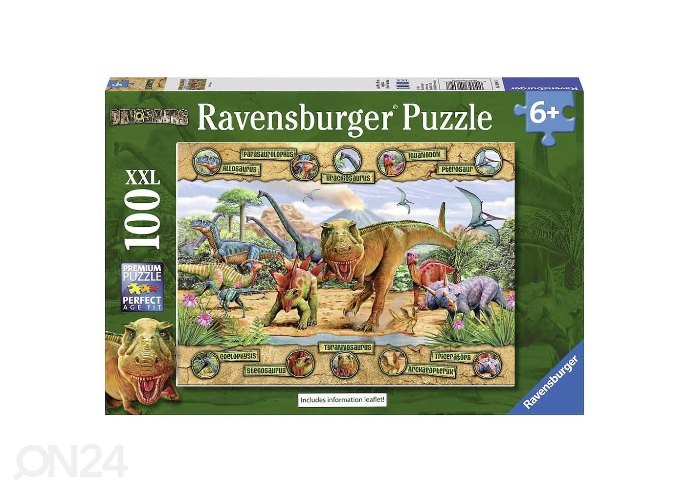 Ravensburger pusle 100 tk Dinosaurused suurendatud