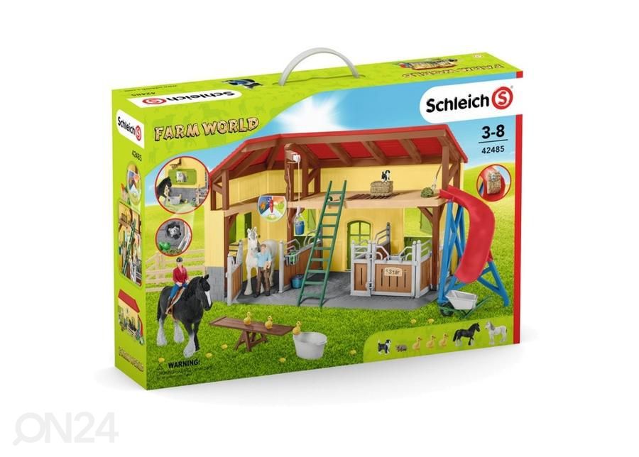 Schleich Farm World hobusetall suurendatud