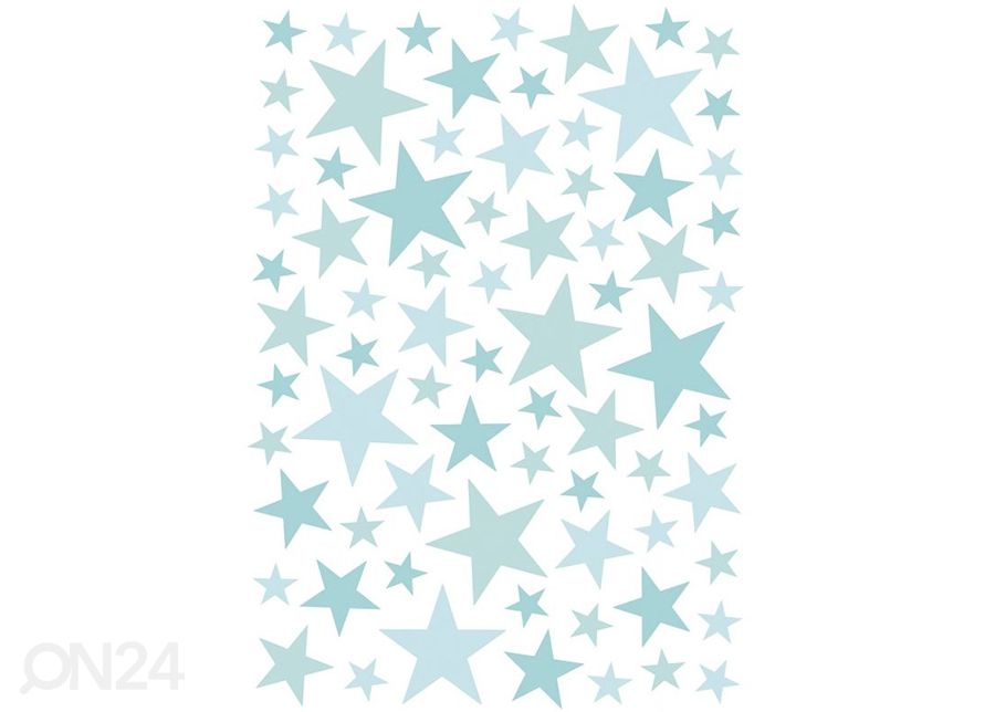 Seinakleebised Stars, 74 tk, mint suurendatud