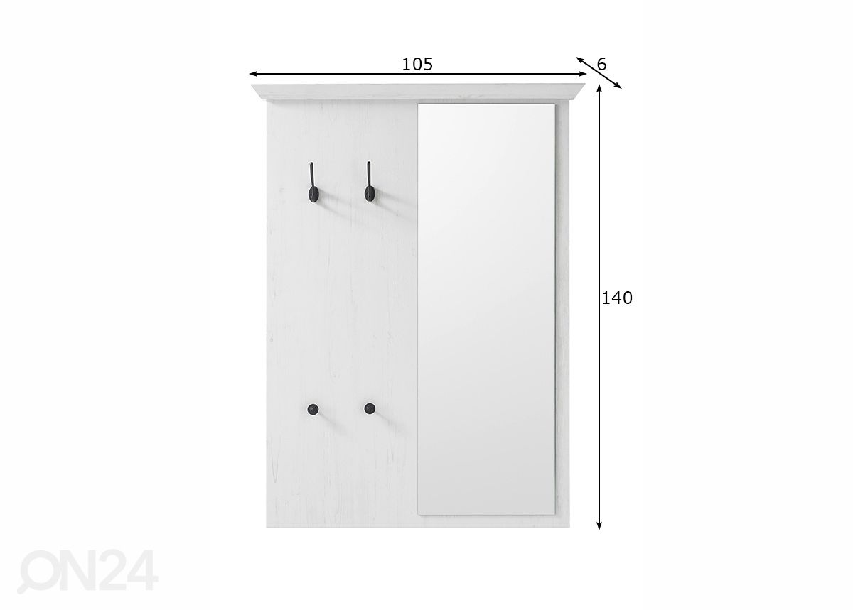 Seinanagi Westerland 105 cm suurendatud mõõdud