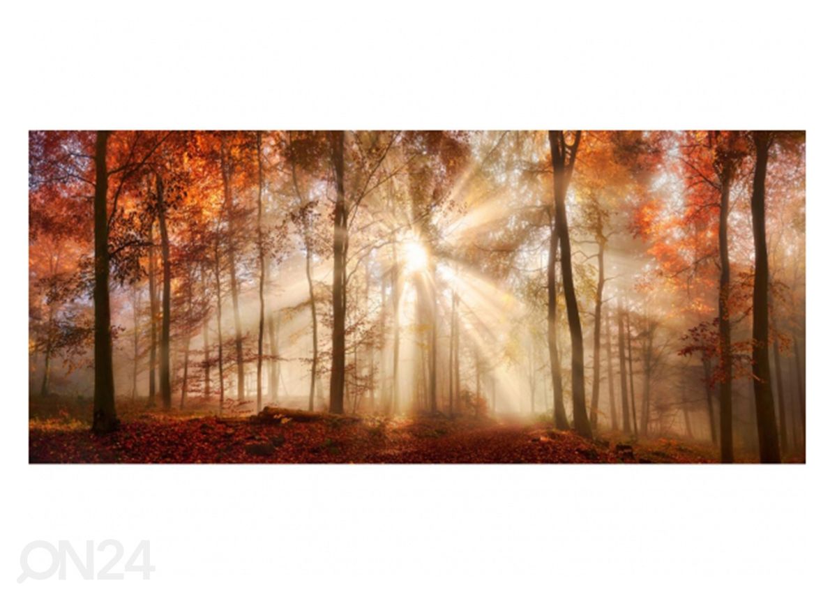 Seinapilt Autumn Trees 140x60 cm suurendatud