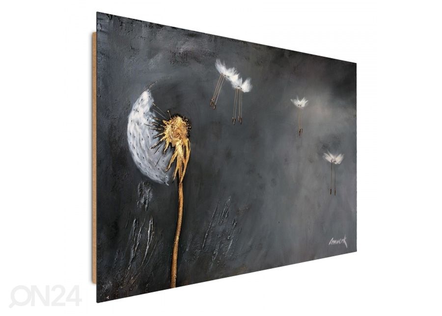 Seinapilt Dandelion at night 3D 98x68 cm suurendatud