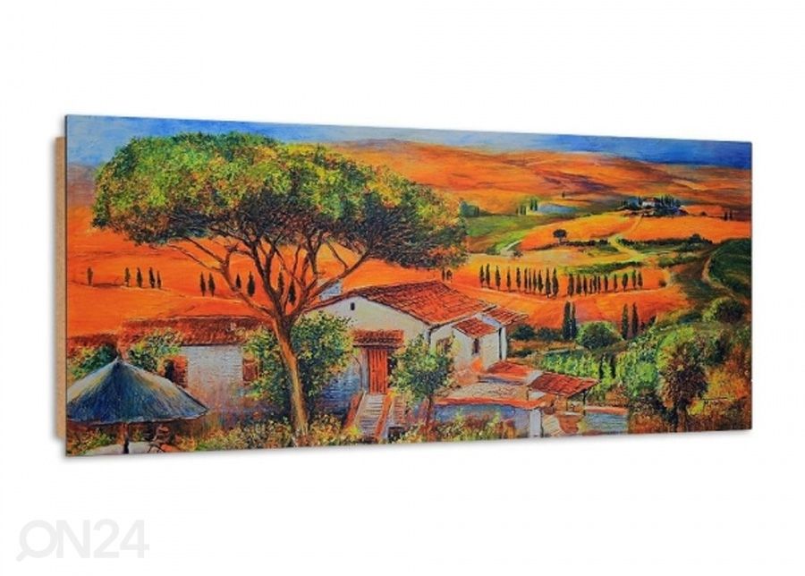 Seinapilt Italia 3D 100x50 cm suurendatud