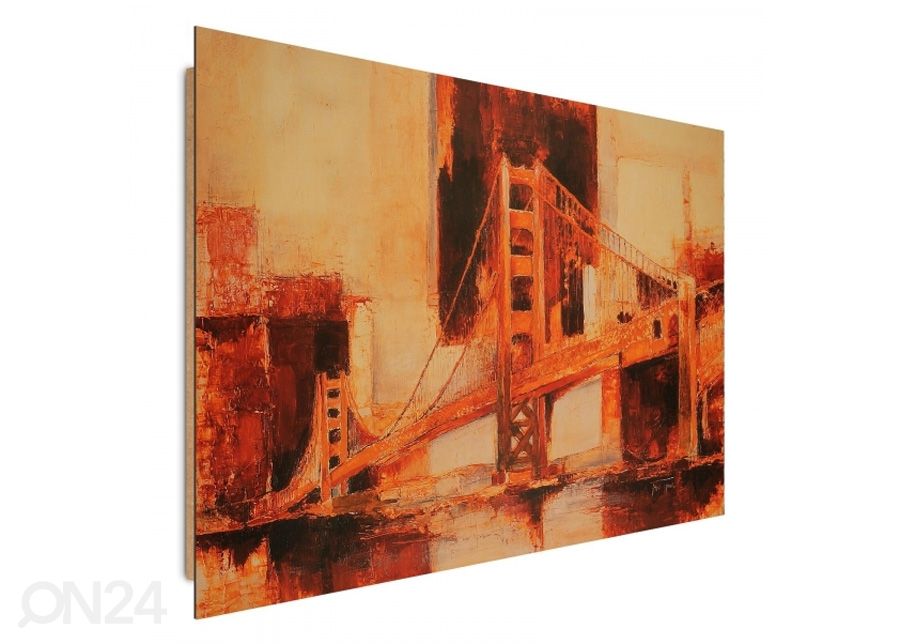 Seinapilt Painted Bridge 3D 98x68 cm suurendatud