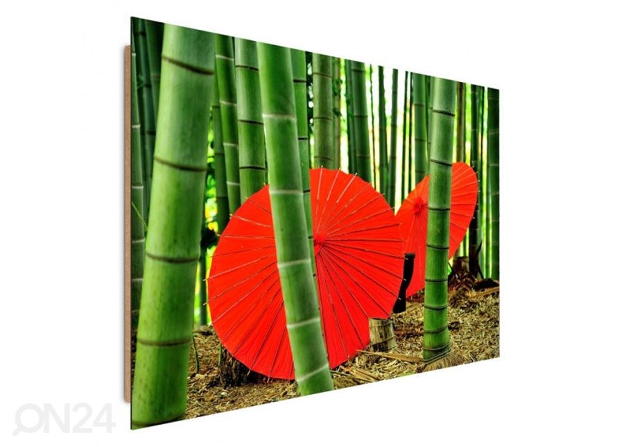 Seinapilt Umbrellas in a bamboo grove 40x50 cm suurendatud