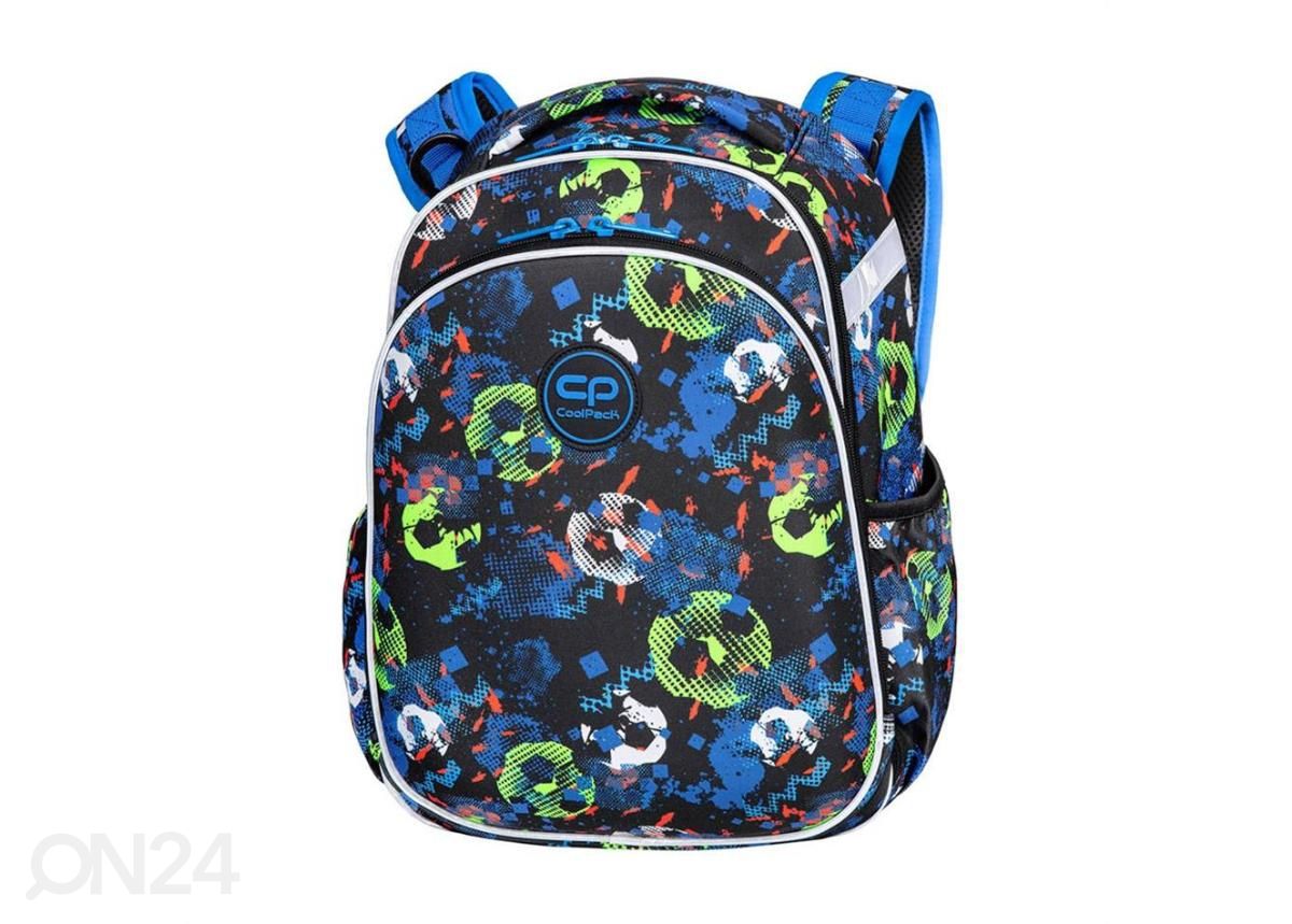 Seljakott CoolPack Turtle Football sinine 25 L suurendatud