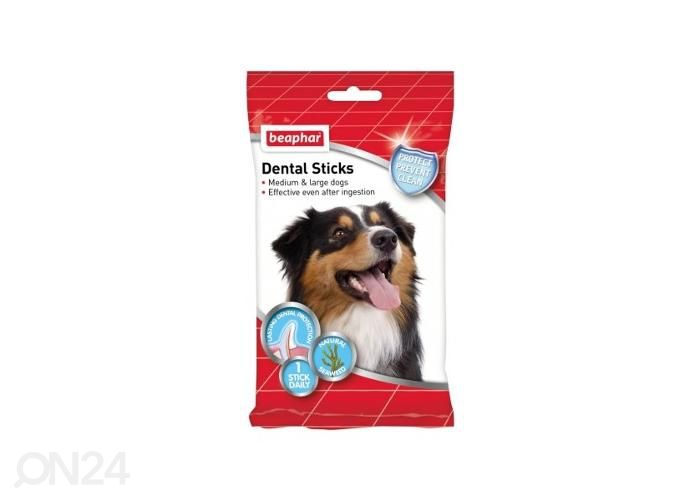 Söödalisand Beaphar närimispulgad Dental Sticks Large N7 suurendatud