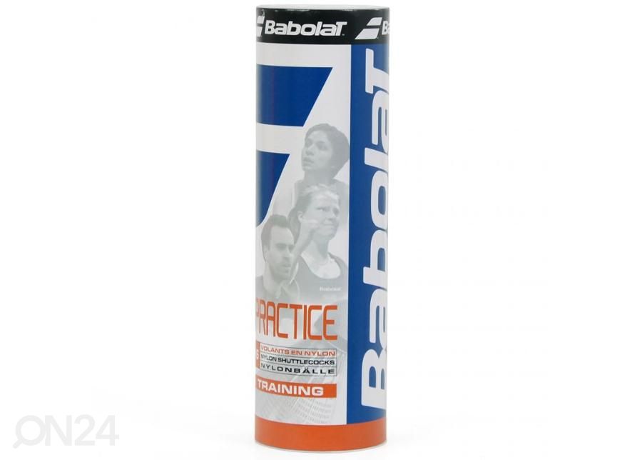 Sulgpallid BABOLAT PRACTICE MEDIUM 6 tk suurendatud