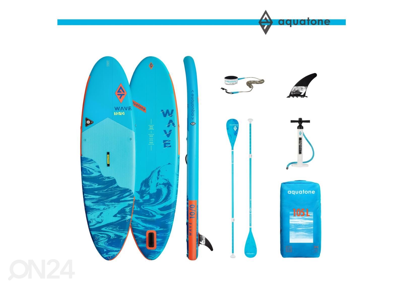 SUP laud Aquatone WAVE 10'0" 2022 komplekt suurendatud