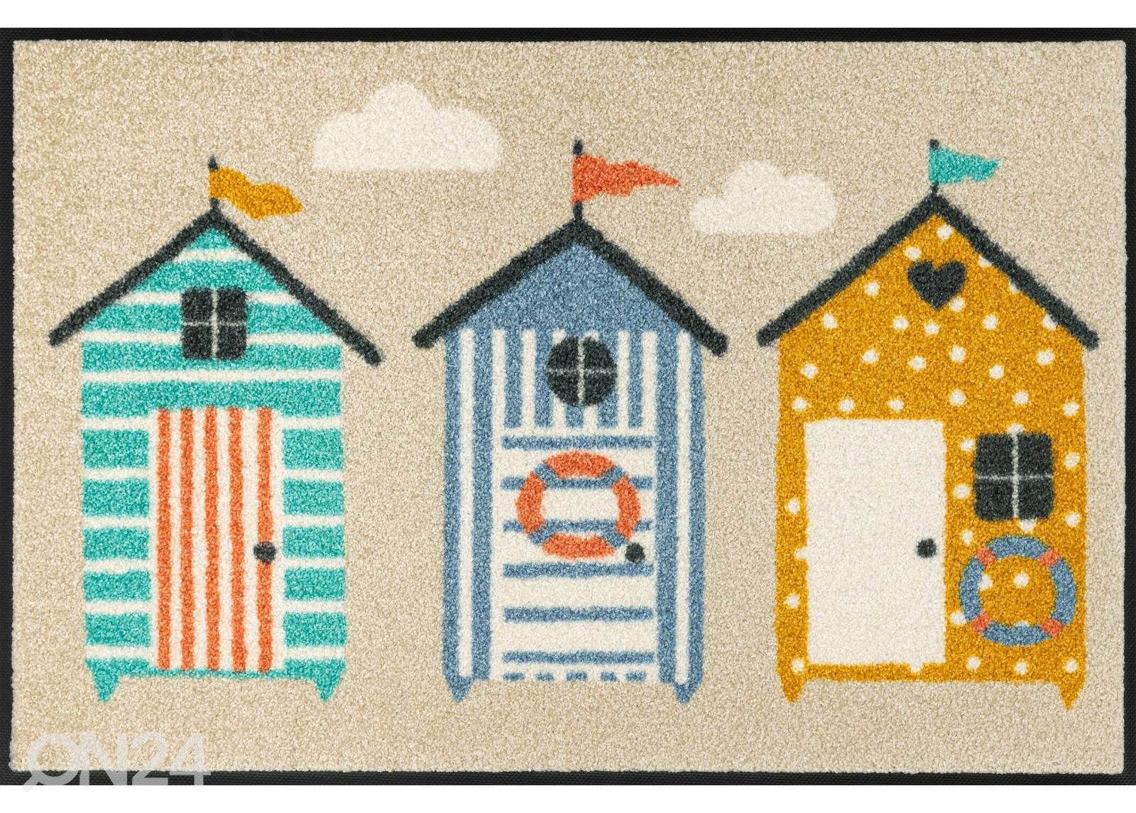 Uksematt Beachhut 50x75 cm suurendatud