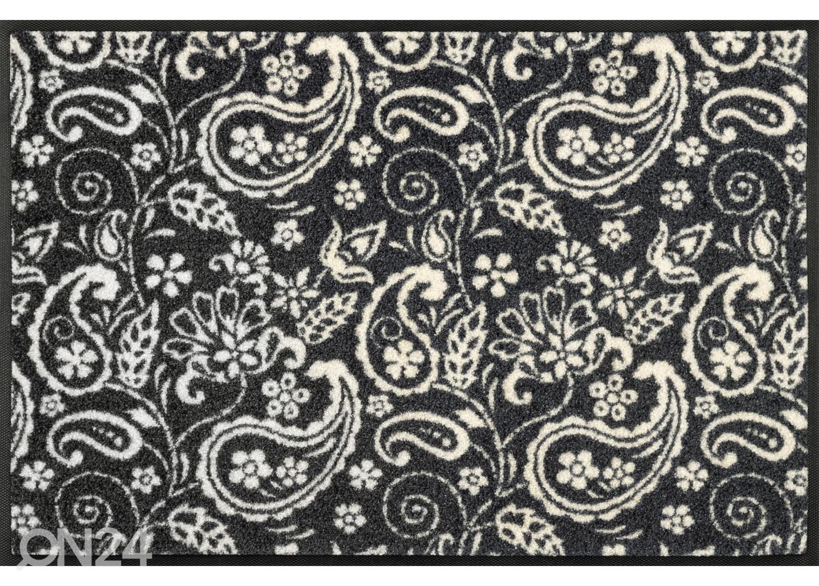 Uksematt Folk Paisley 50x75 cm suurendatud