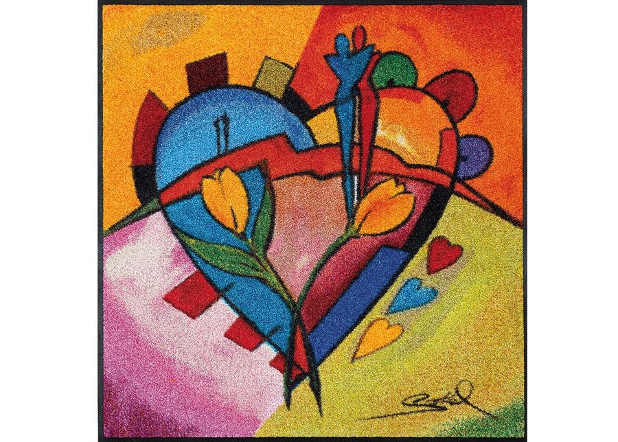 Vaip Balanced love II 85x85 cm suurendatud