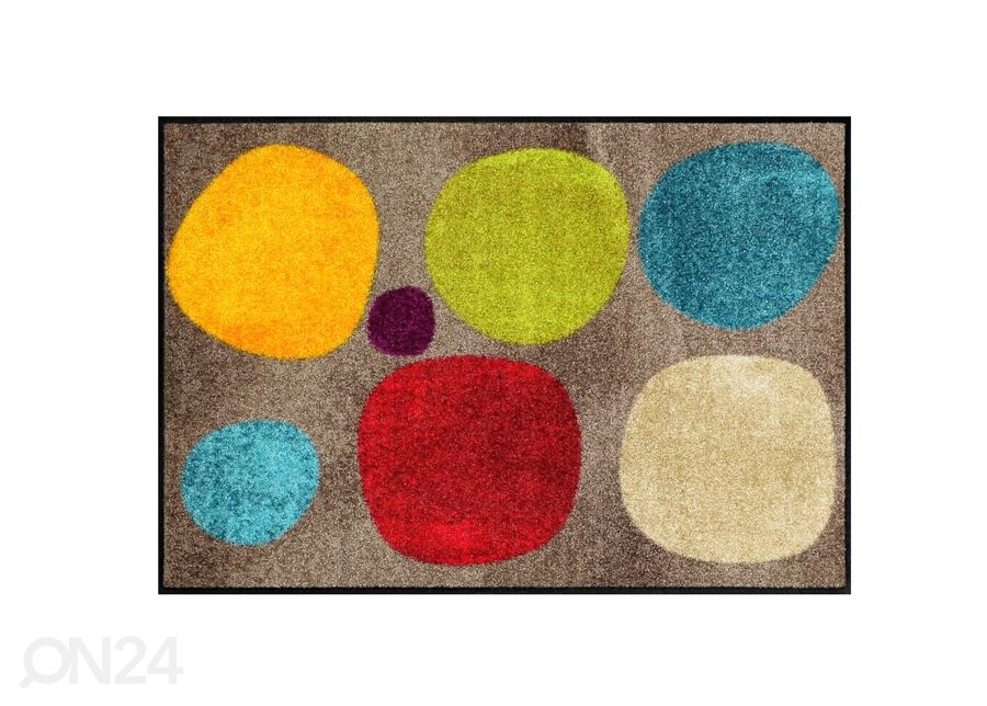 Vaip Broken Dots Colourful 50x75 cm suurendatud