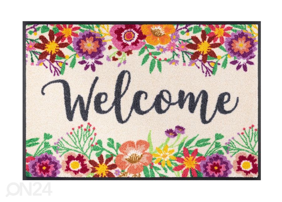 Vaip Welcome Blooming 50x75 cm suurendatud