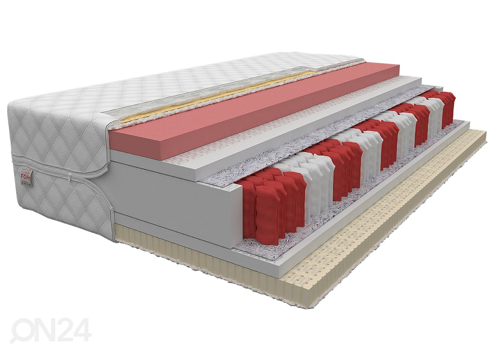 Vedrumadrats Comfort 200x200 cm suurendatud