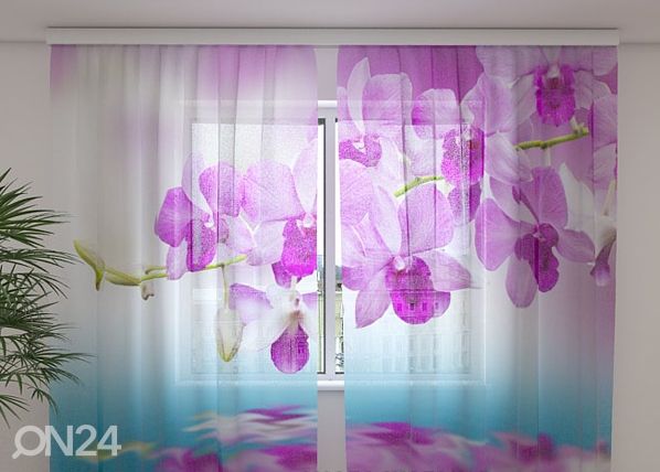 Šifoon-fotokardin Orchid vivian 240x220 cm