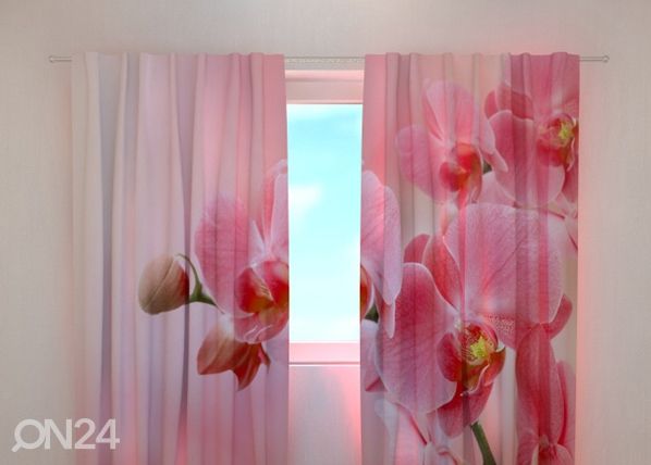 Poolpimendav kardin Pink orchid 240x220 cm