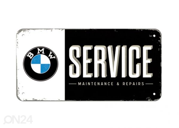 Retro metallposter BMW Service 10x20 cm