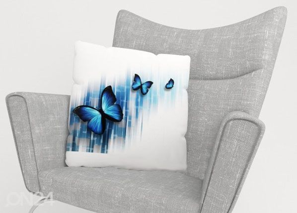 Dekoratiivpadjapüür Blue Butterflies