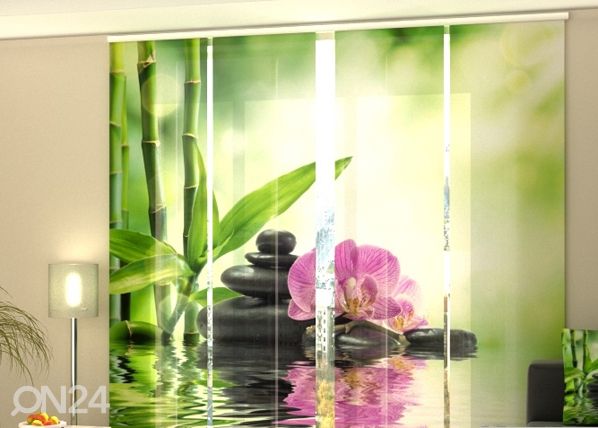 Poolpimendav paneelkardin Orchids and Sun 240x240 cm