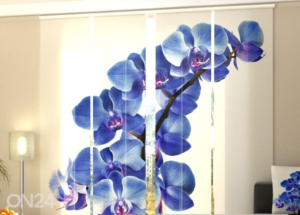 Poolpimendav paneelkardin Blue Orchids 240x240 cm