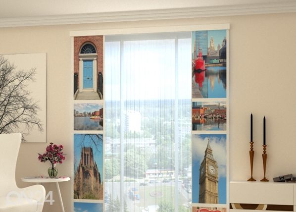 Pimendav paneelkardin London Attractions 80x240 cm