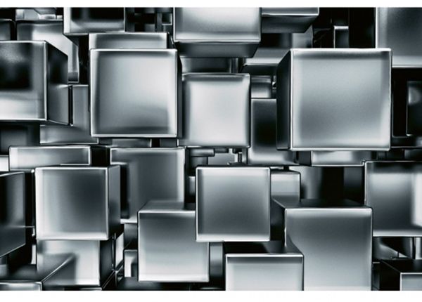 Fliis fototapeet Metal cubes