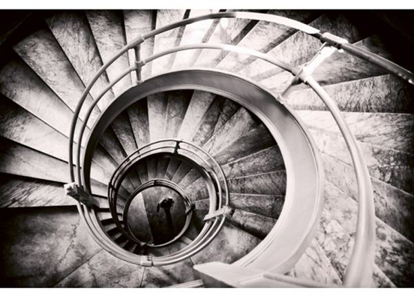 Fliis fototapeet Spiral stairs