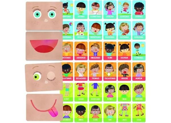 HEADU Montessori mängukaardid emotsioonid ja tegevused, EE