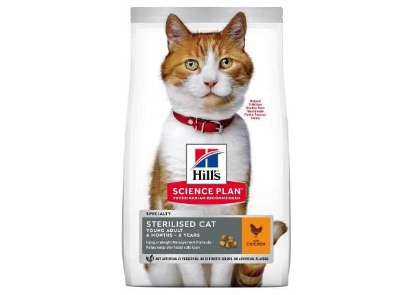 Hill's Science Plan Sterilized Young kassitoit kanalihaga 3 kg