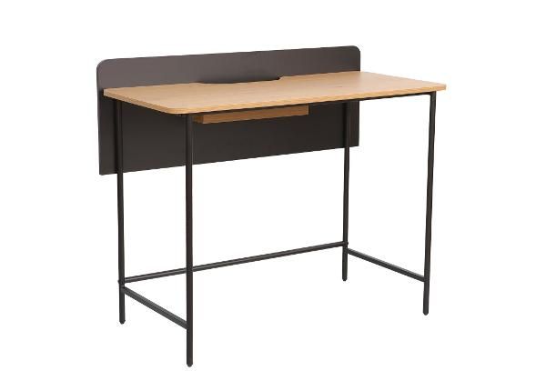 Kirjutuslaud Harper 100x49,5xH85 cm, saar/must