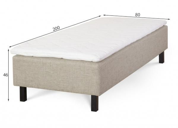Kušett Westminster 80x200 cm + kattemadrats