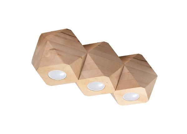 Laelamp Woody 3, naturaalne puit