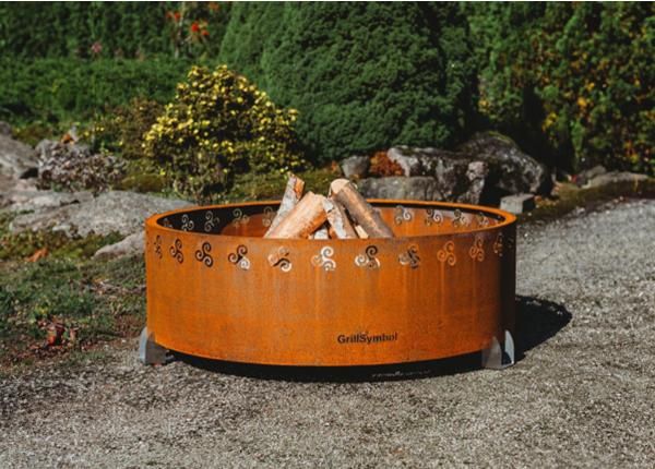 Lõkkealus Cor-Ten terasest GrillSymbol Legend