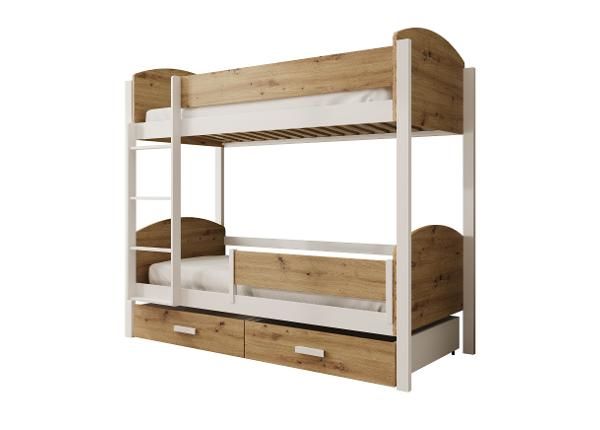 Narivoodi komplekt Jori madratsite ja turvapiirdega