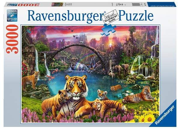 Ravensburger Pusle 3000 tk Tiiger paradiisilises laguunis