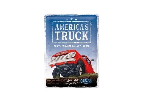 Retro metallposter Ford - America´s Truck F100 30x40 cm