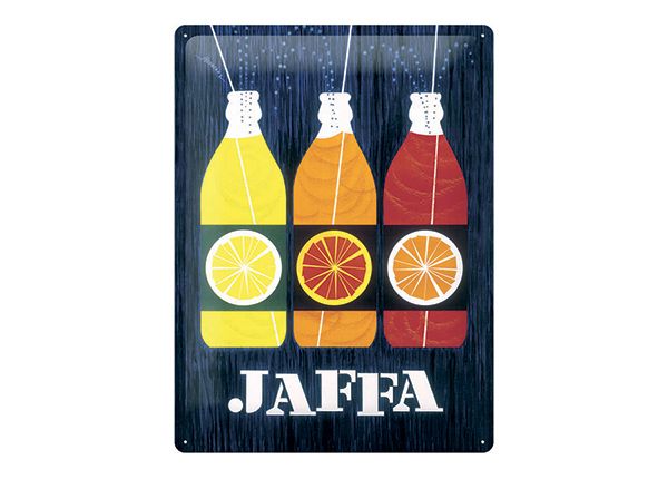 Retro metallposter Jaffa 30x40 cm