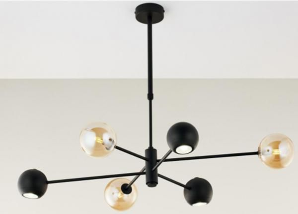 Rippvalgusti Moka Black 6 AM