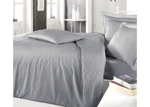 Satiinist voodipesukomplekt Grey 200x220 cm