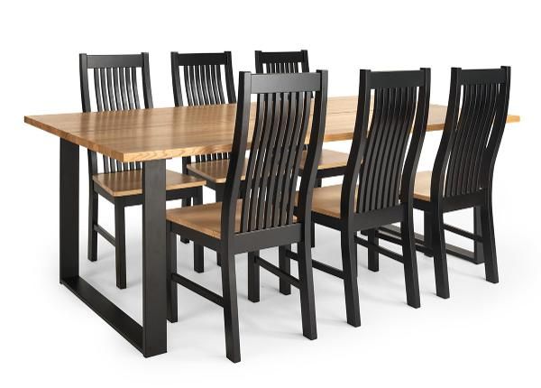 Söögilaud ja 6 tooli Tommy