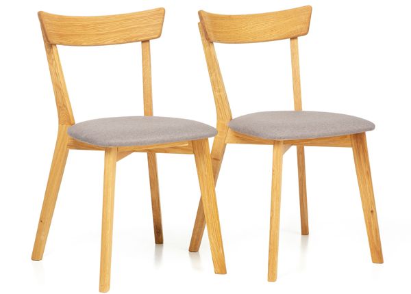 Tammepuidust toolid Viola, hall 2 tk