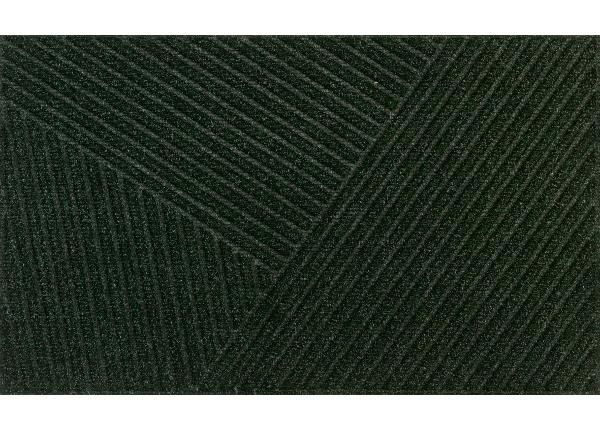 Uksematt Dune Stripes midnight green 45x75 cm