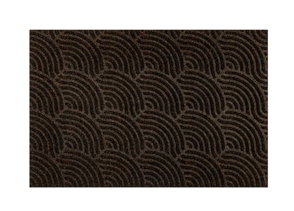 Uksematt Dune Waves dark brown 60x90 cm