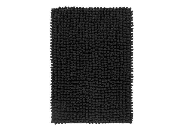 Vannitoavaip Fluffy Black 40x60 cm