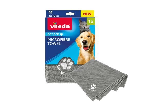 Vileda Pet Pro kuivatusrätik lemmikloomale M (45x70 cm)