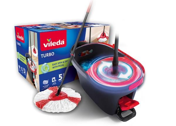 Vileda põrandapesukomplekt Easy Wring&Clean Turbo mopp+ämber
