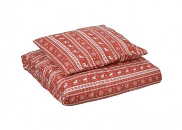 Voodipesu komplekt Punahirv 1193-T20, tekikott 150x210 cm + padjapüür 50x60 cm