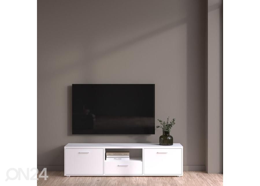 Tv-alus Media 147 cm, valge suurendatud